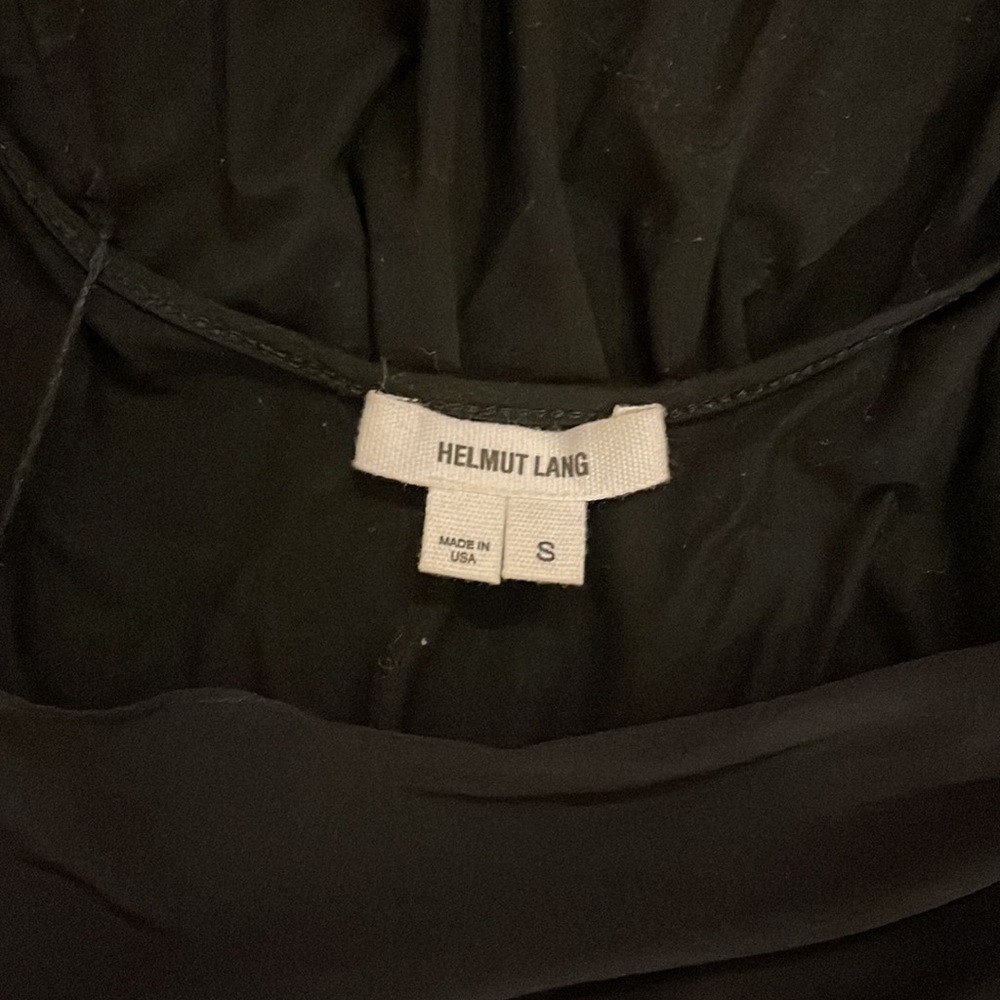 Helmut Lang Chiffon Open Back Drape Top - image 4